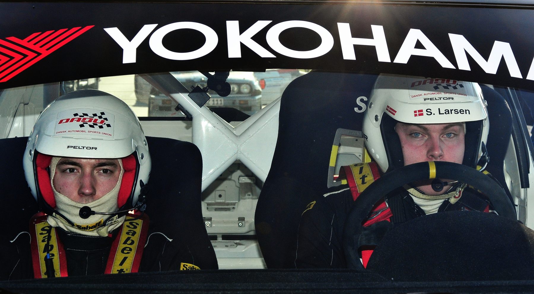 Simon Larsen og Nicklas Daugberg er klar til deres største rallyopgave
(Foto: Michael Eisenberg)